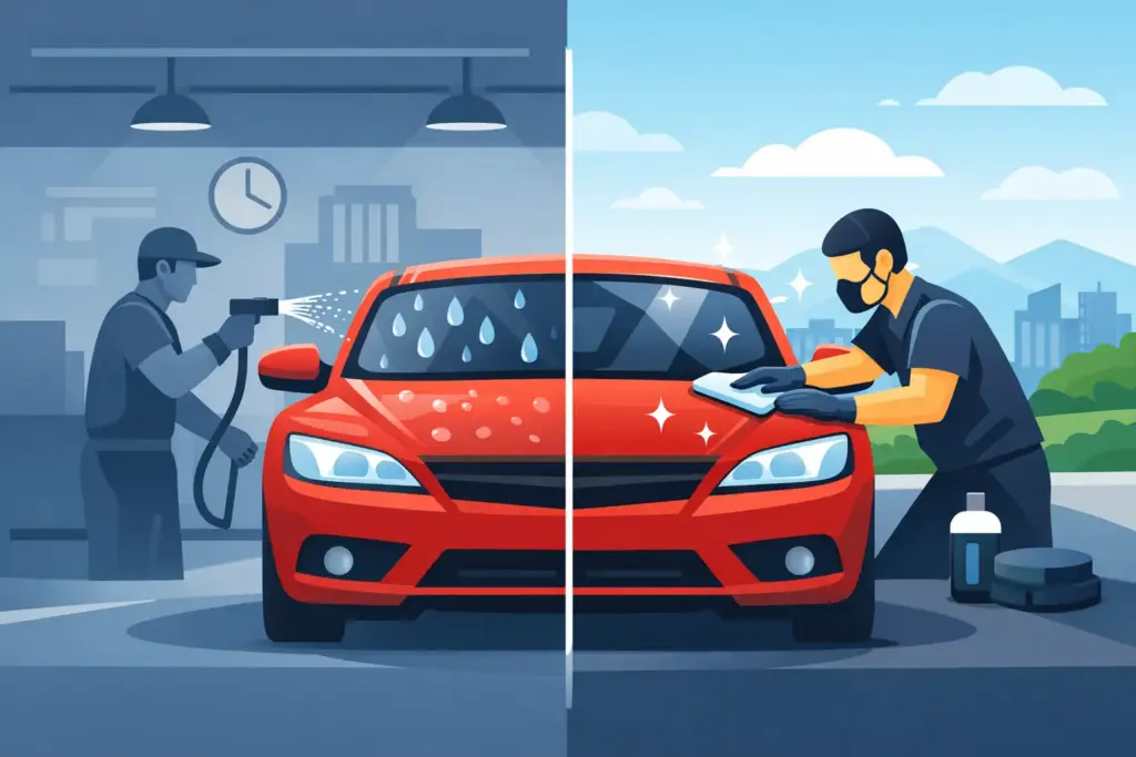 Dealership Coating vs Professional Ceramic