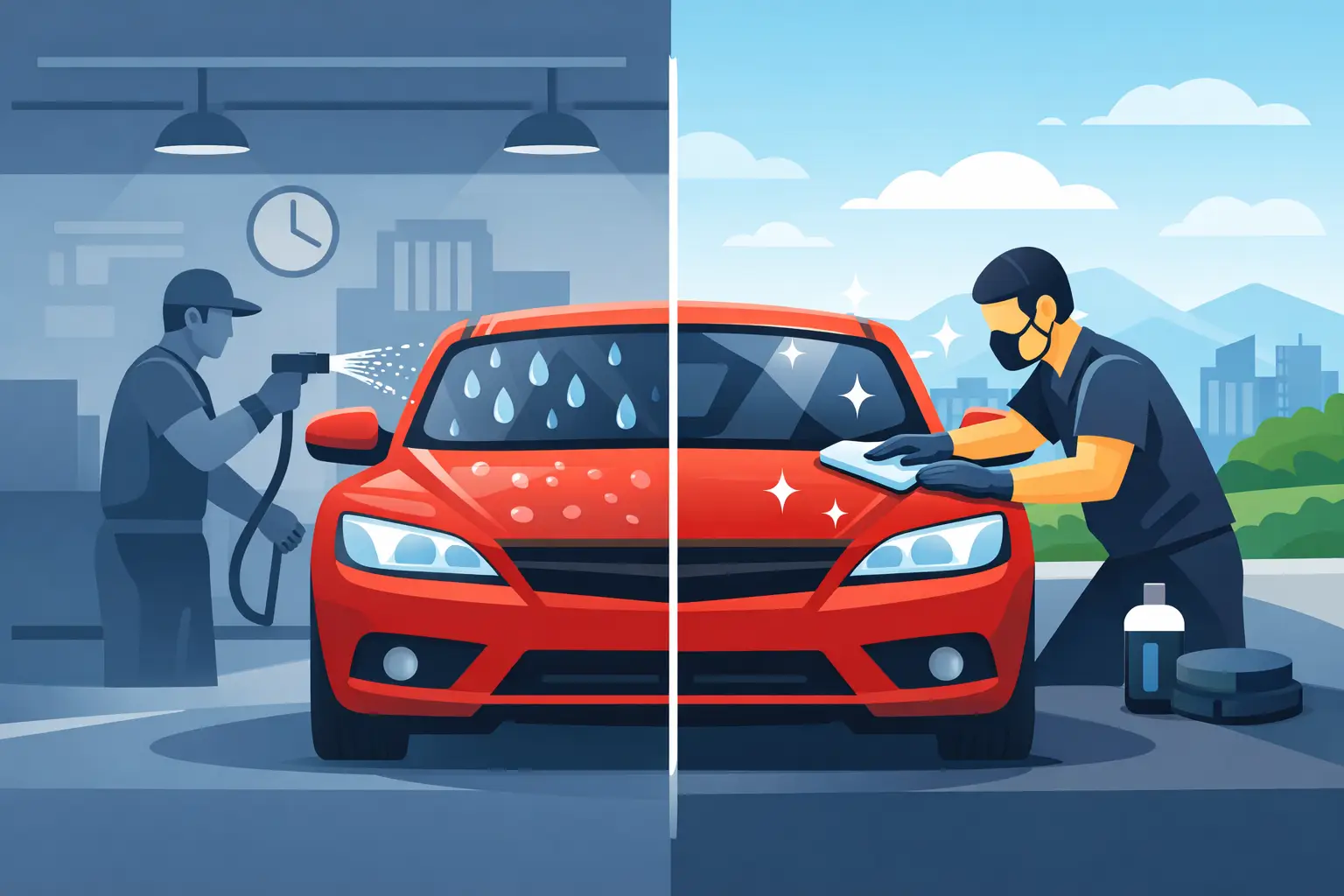 Dealership Coating vs Professional Ceramic