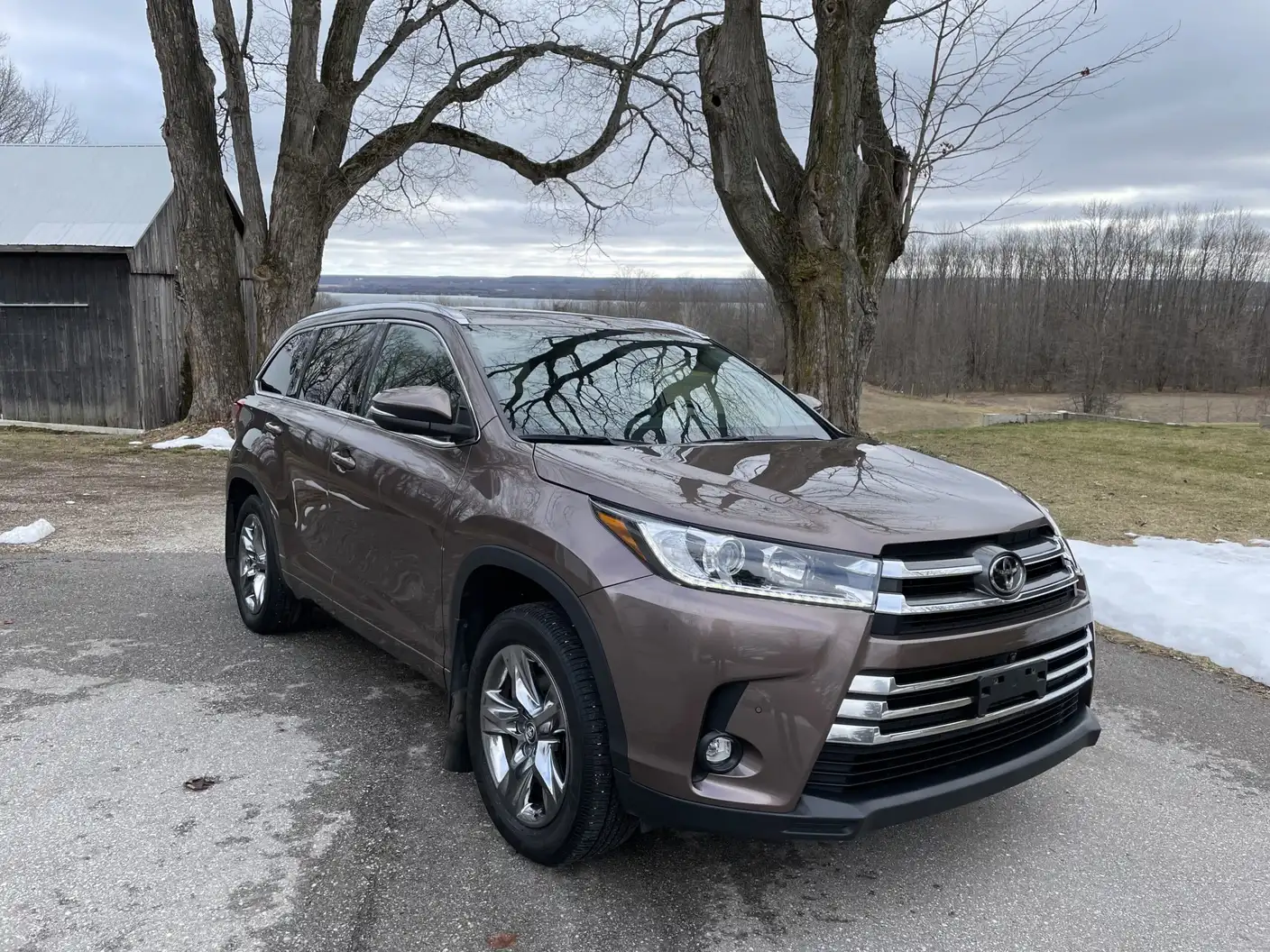 2019 Toyota Highlander after a ceramic coating by Precision Ceramics in Owen Sound