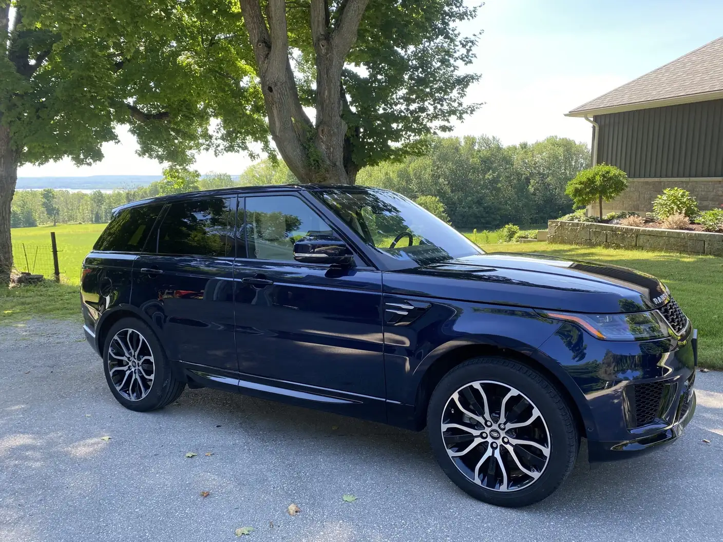 2020 Range Rover Sport after paint correction and a ceramic coating by Precision Ceramics in Owen Sound