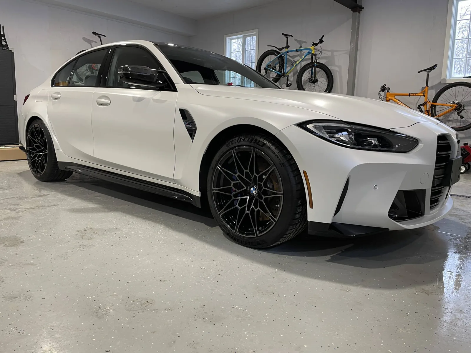 2022 BMW M3 after a ceramic coating by Precision Ceramics in Owen Sound