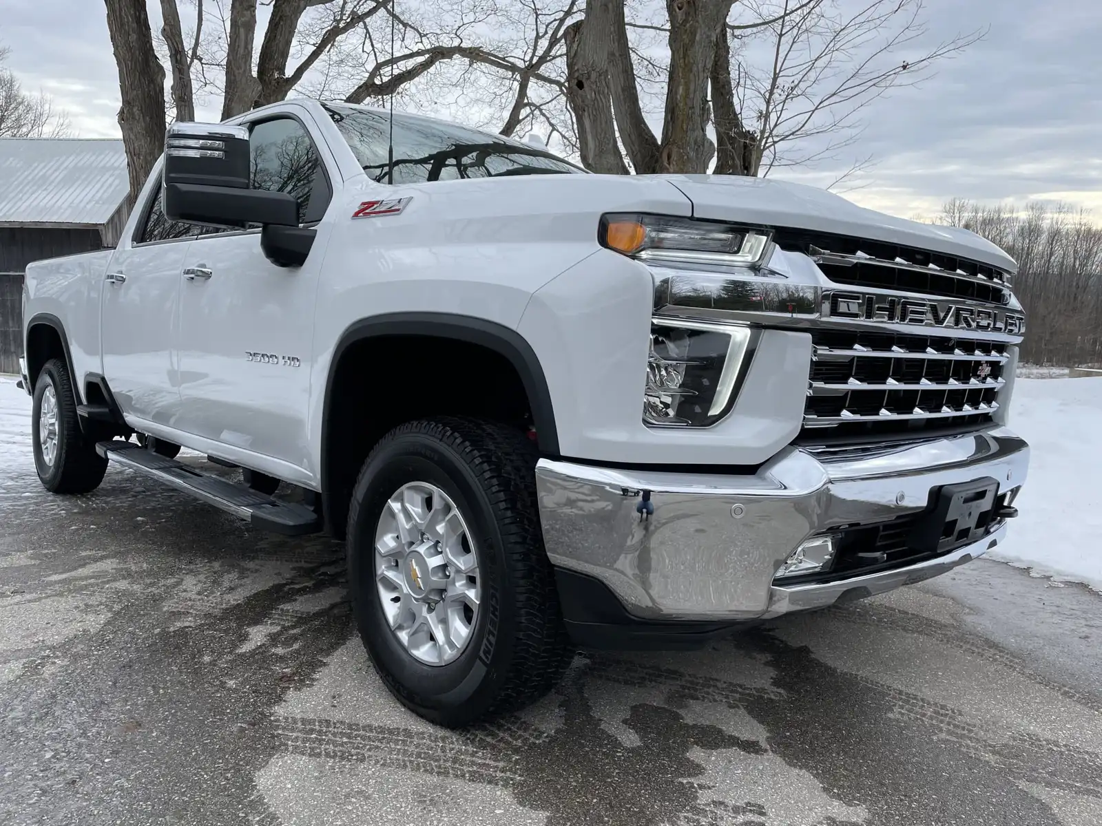 2022 Chevy Silverado 3500 HD after a ceramic coating by Precision Ceramics in Owen Sound