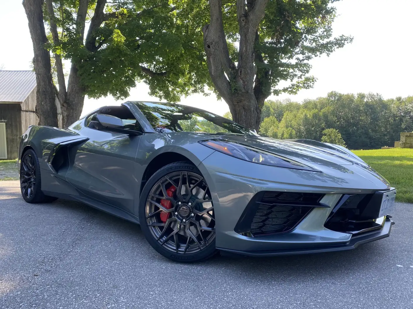 2022 Corvette C8 Coupe after a ceramic coating by Precision Ceramics in Owen Sound