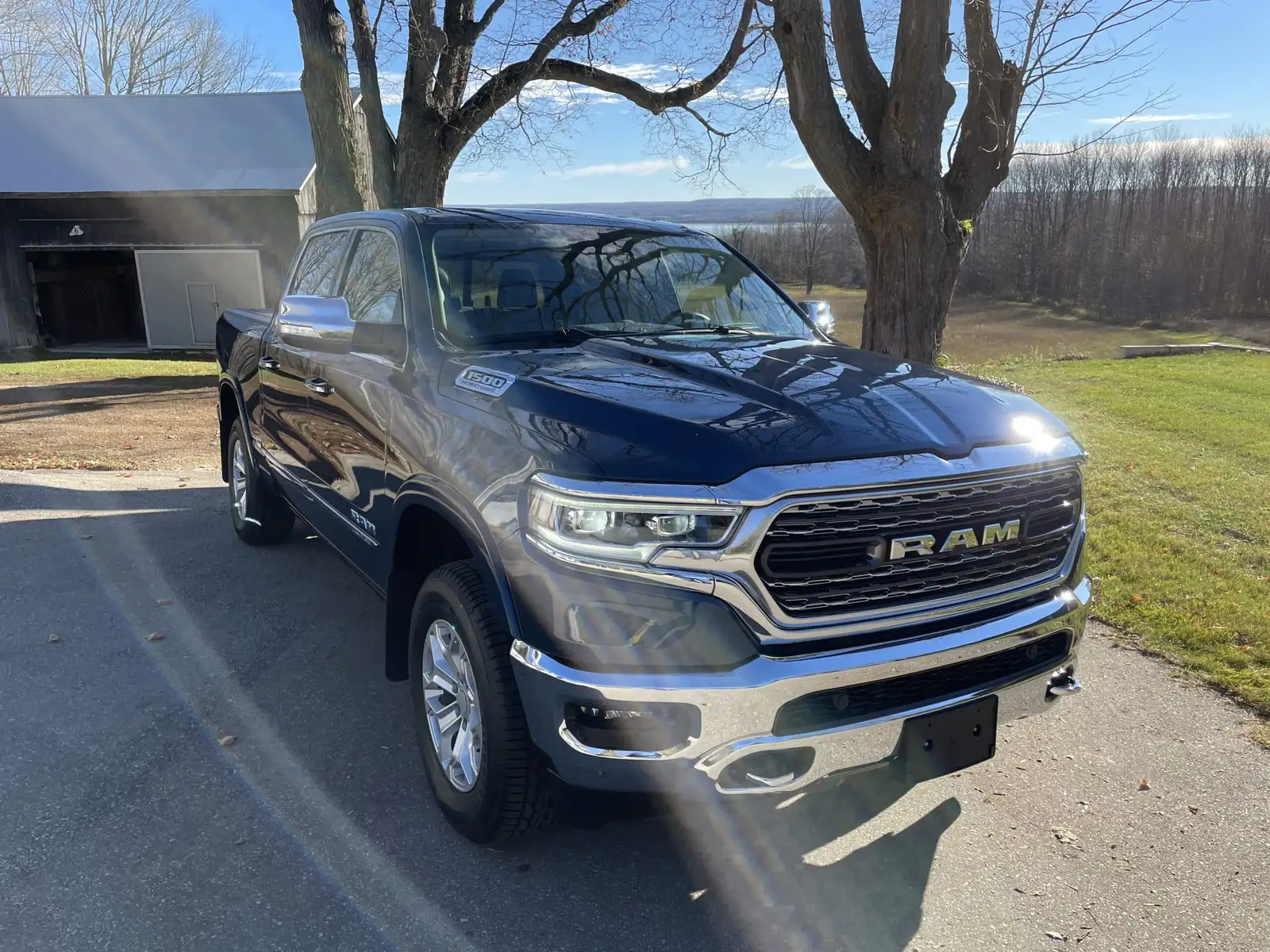 2022 Dodge Ram Limited after a ceramic coating by Precision Ceramics in Owen Sound