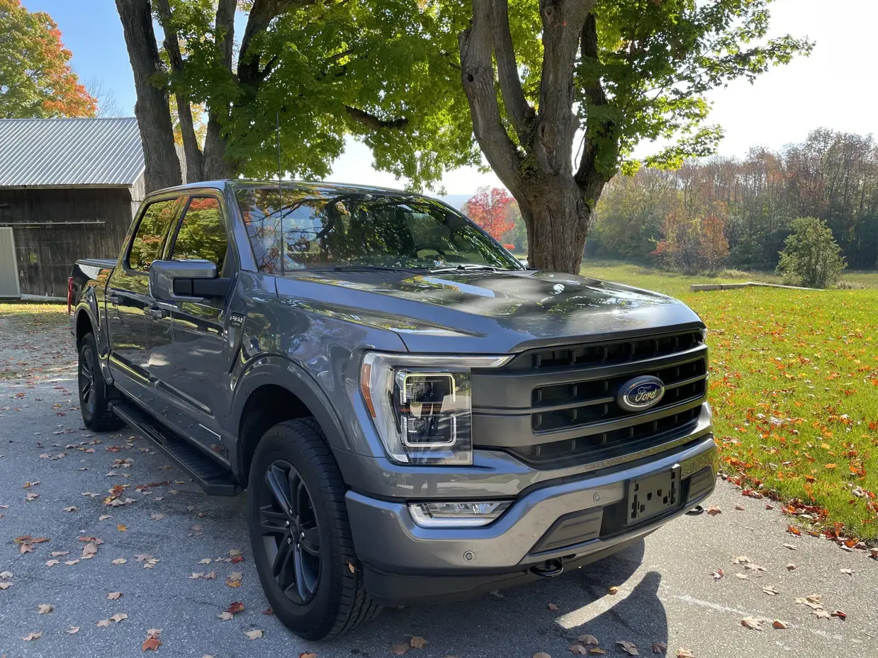 2022 F150 Lariat Hybrid after a ceramic coating by Precision Ceramics in Owen Sound