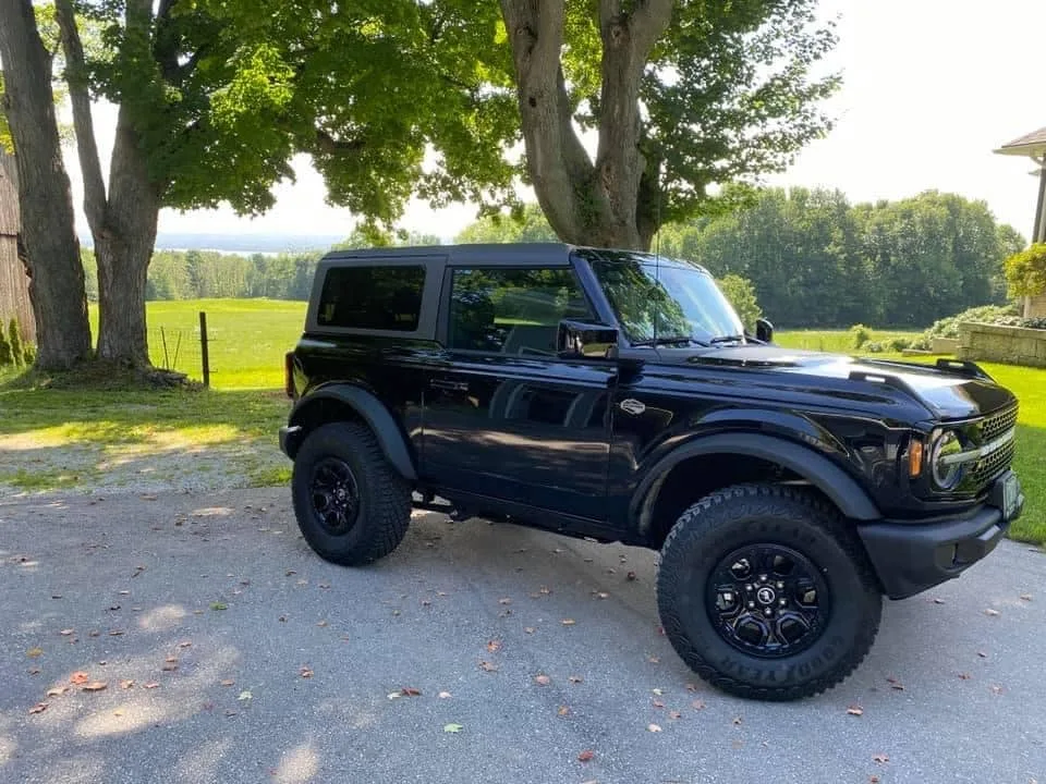 2022 Ford Bronco after a ceramic coating by Precision Ceramics in Owen Sound