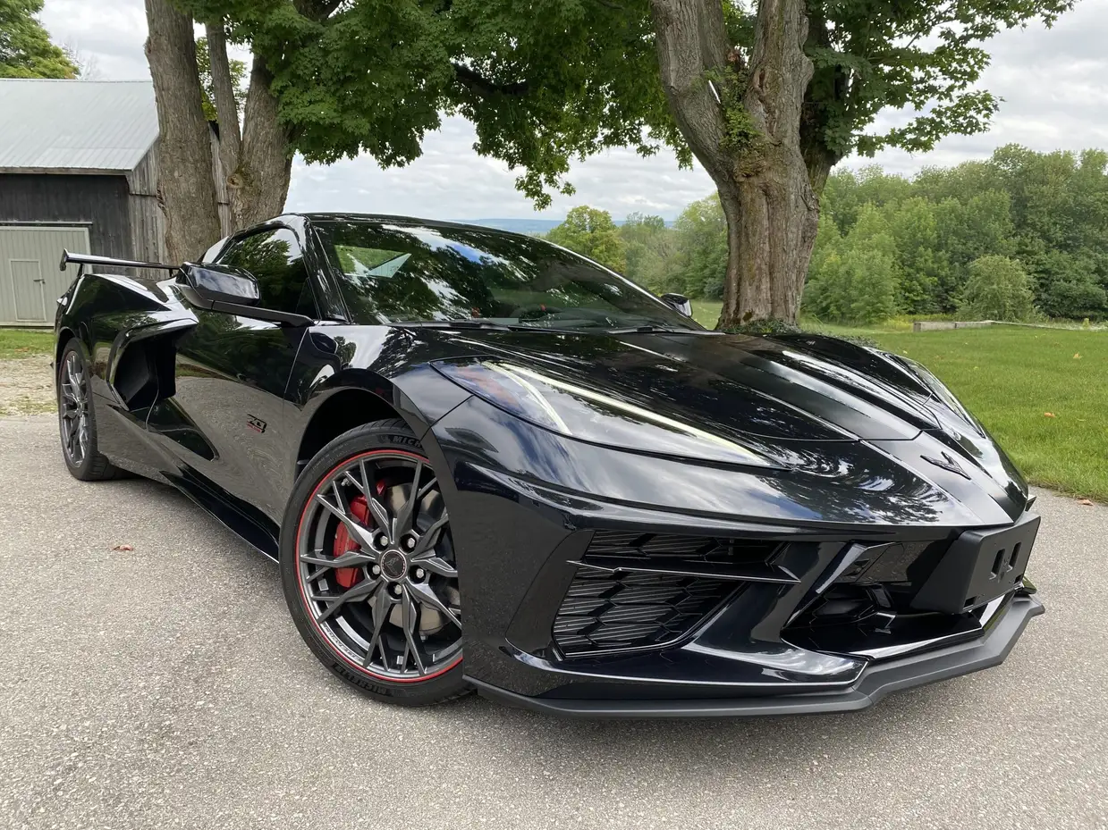 Corvette C8 Convertible 70th Anniversary after a ceramic coating by Precision Ceramics in Owen Sound