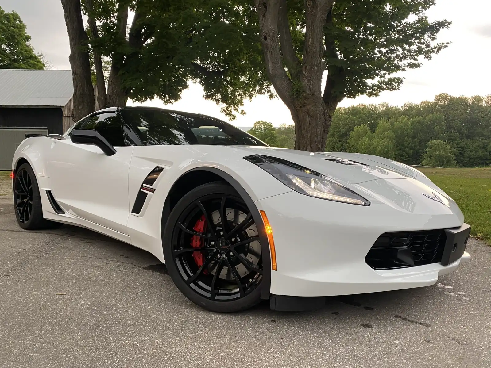 Corvette Grand Sport after a ceramic coating by Precision Ceramics in Owen Sound