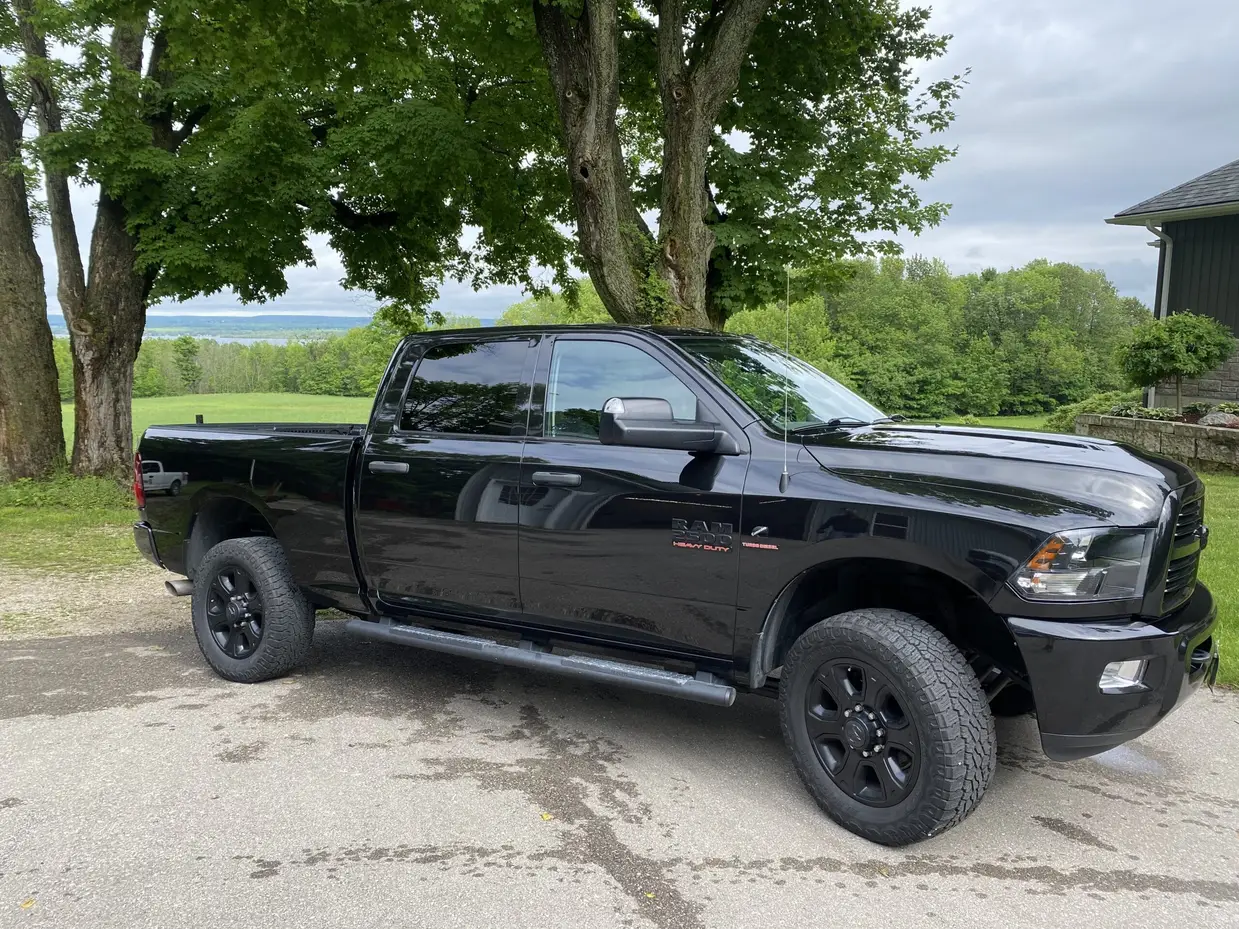 Dodge Ram 2500 after a ceramic coating by Precision Ceramics in Owen Sound