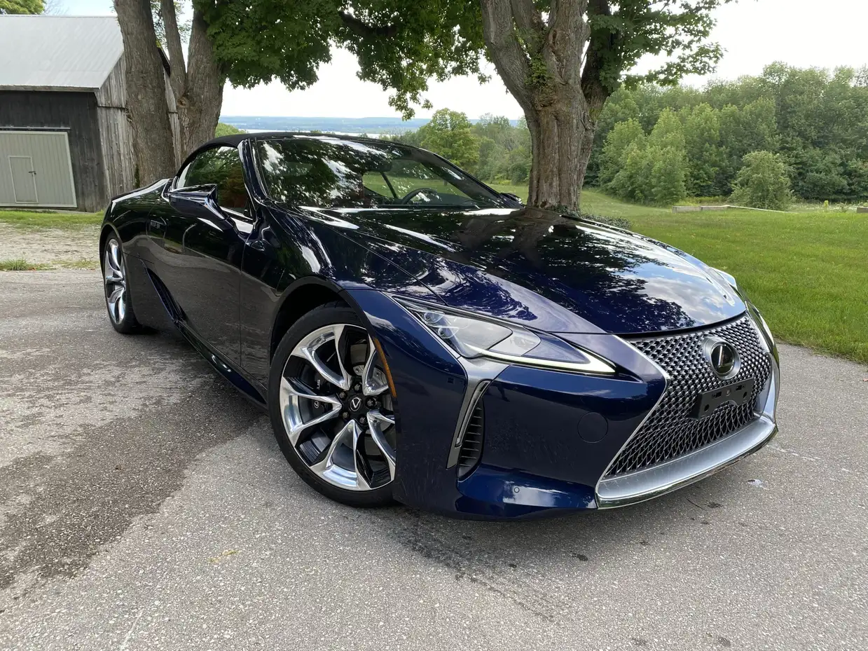 Lexus LC 500 after a ceramic coating by Precision Ceramics in Owen Sound