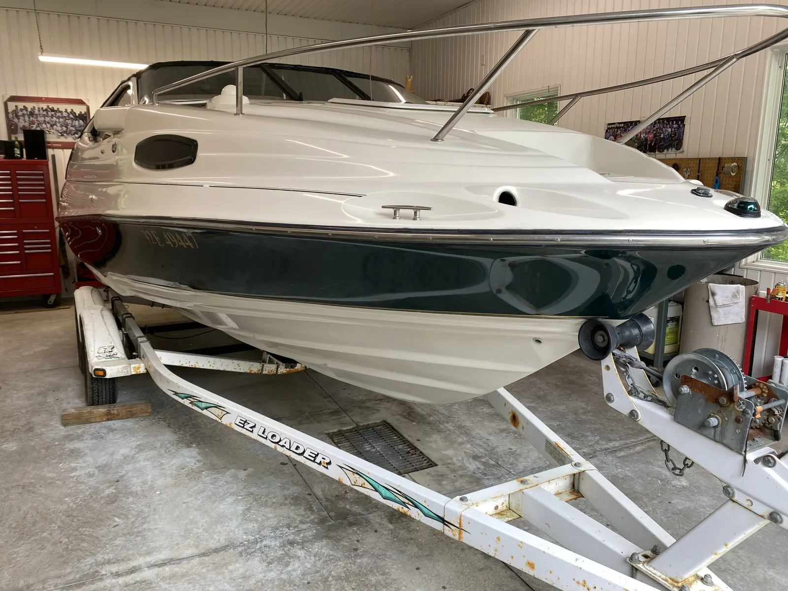 Regal 210 after gelcoat correction and polishing by Precision Ceramics in Owen Sound