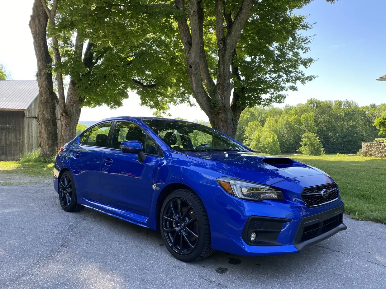 Subaru WRX after a ceramic coating by Precision Ceramics in Owen Sound